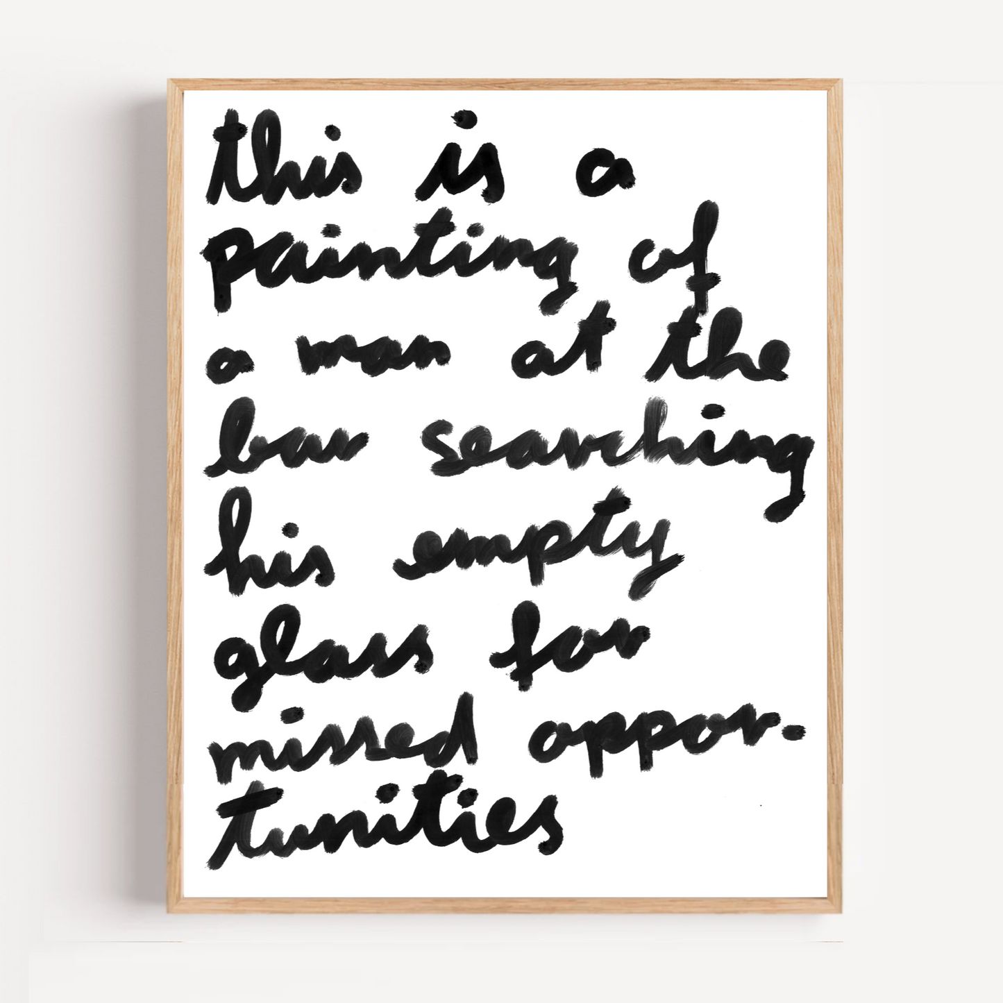 "missed opportunities" limited and signed fine art print