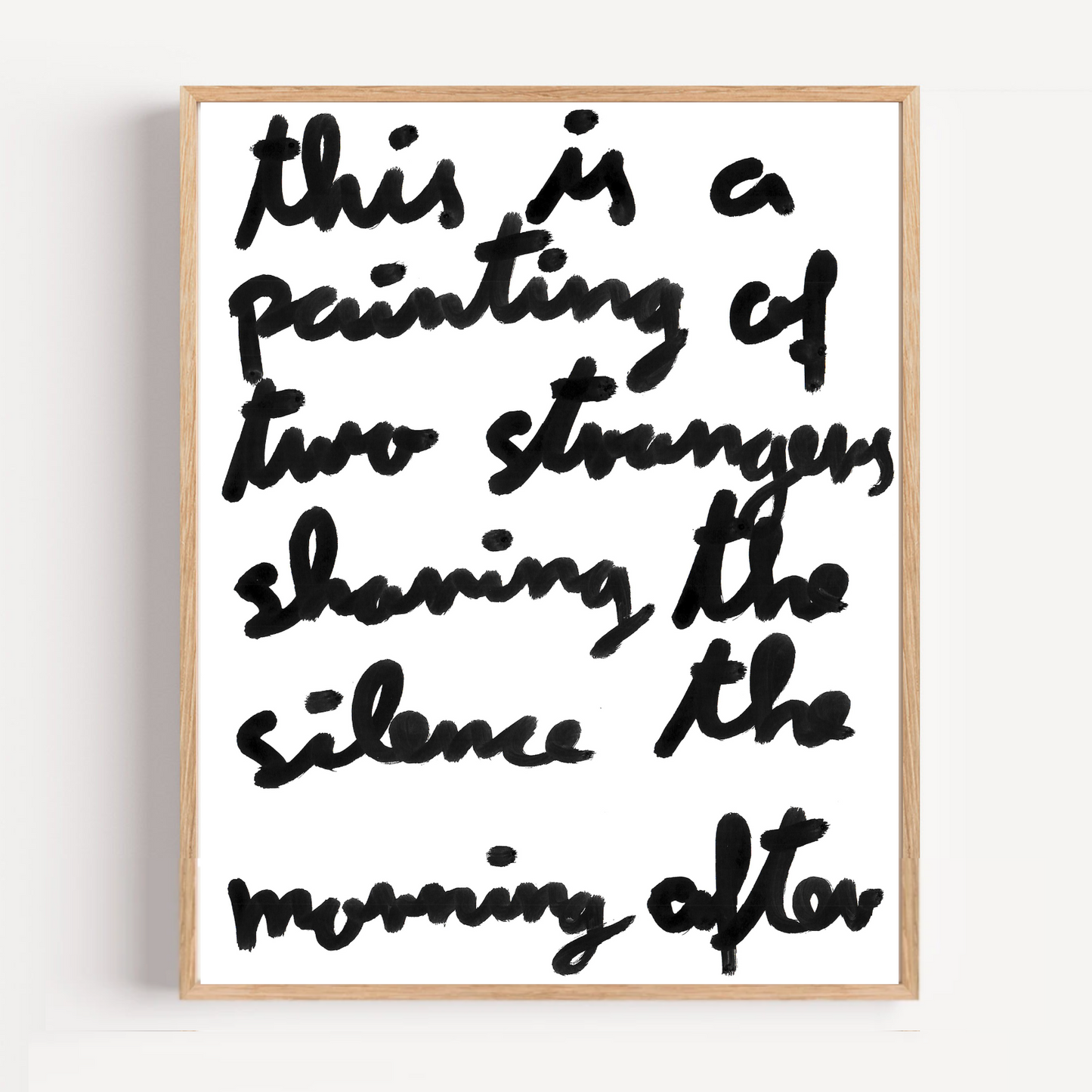 "sharing the silence" limited and signed fine art print