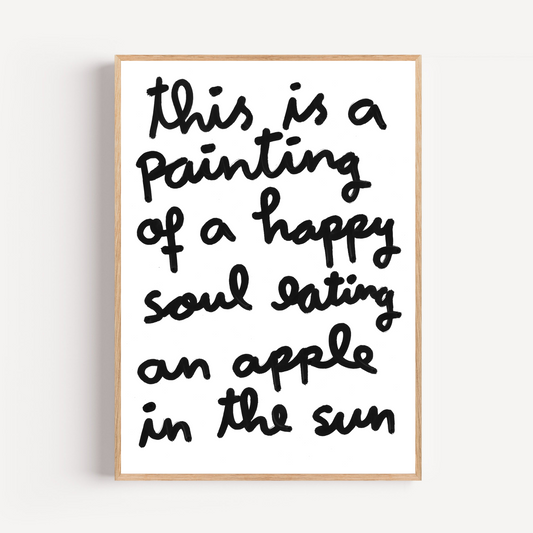 "happy soul" limited and signed fine art print
