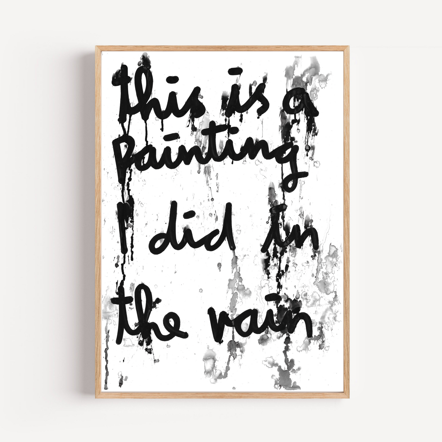 "rain" limited and signed fine art print