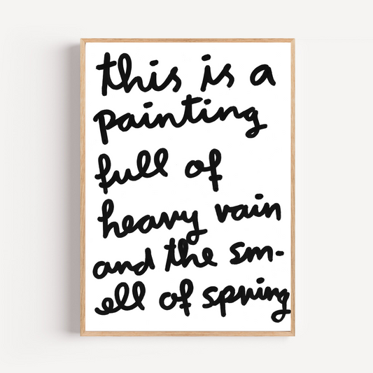 "smell of spring" limited and signed fine art print